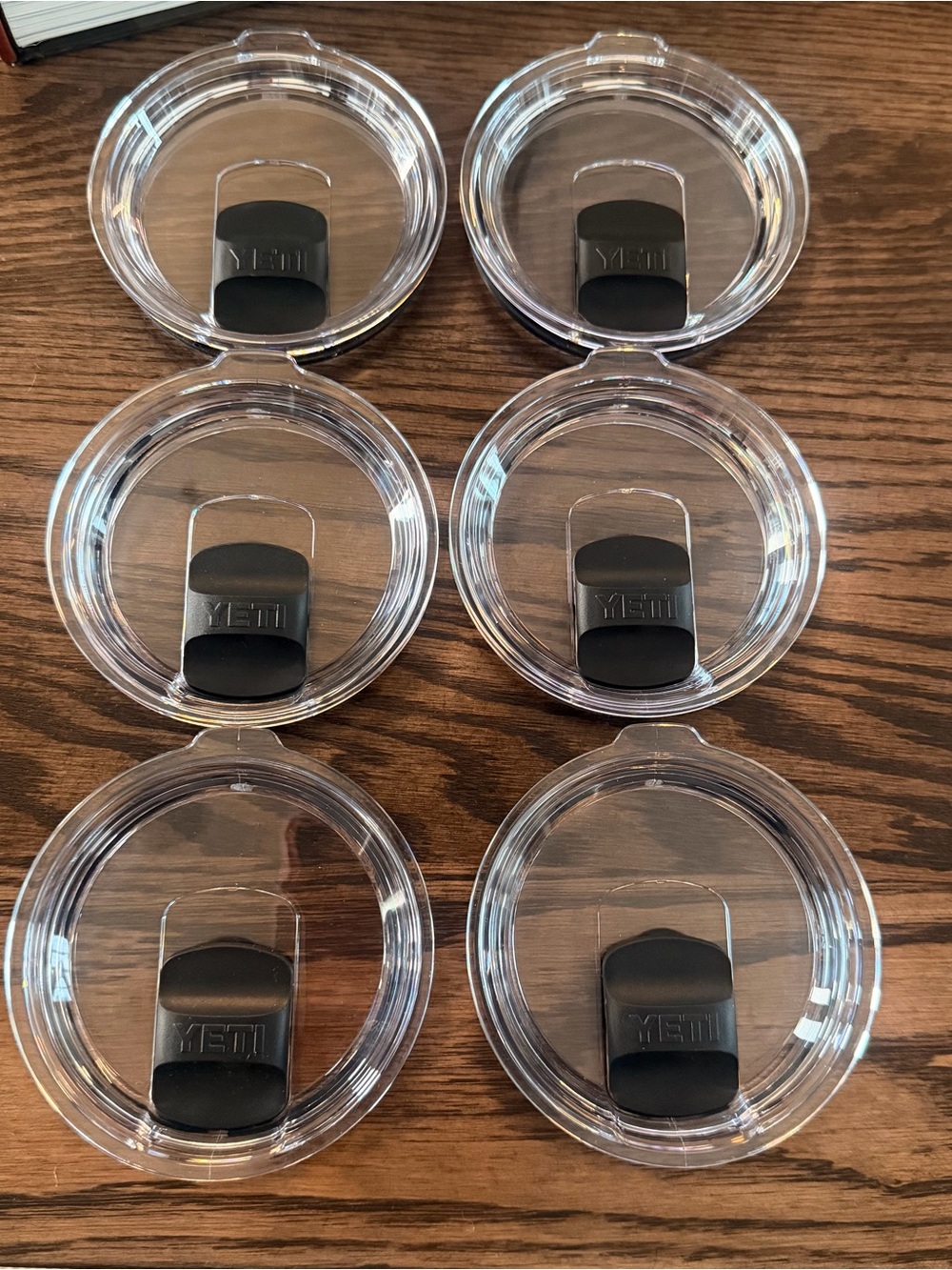 Yeti Clear Replacement Tumbler Lids with Black Sliders - (each)